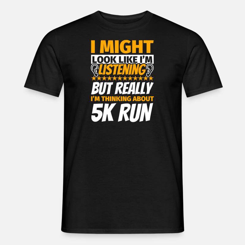 5K Run Fun Gift - Men's T-Shirt - black