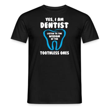 I am Dentist - Männer T-Shirt - Schwarz - Vorne - AI Model Male 178 light (178cm)
