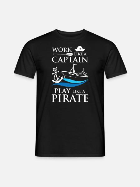 Captain Pirates - Men's T-Shirt - black