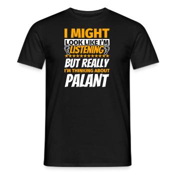 Palant Cadeau drôle - T-shirt homme - noir - Devant - AI Model Male 178 light (178cm)