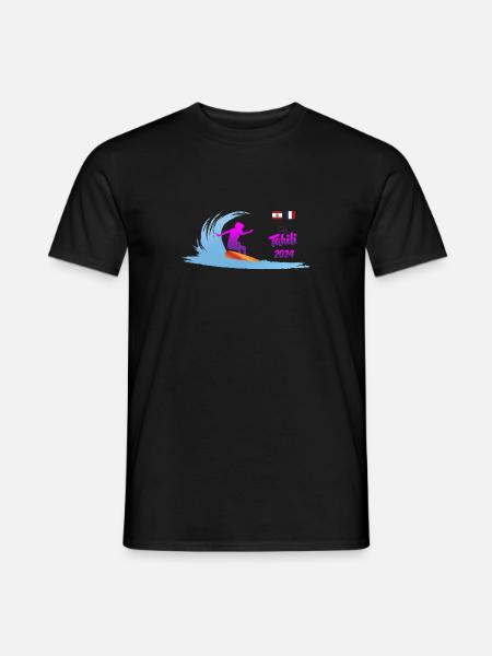 2024 Surf Tahiti women - Men's T-Shirt - black