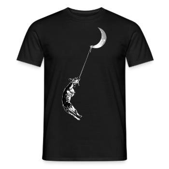 Hang Time - Men's T-Shirt - black - Front - AI Model Male 178 light (178cm)