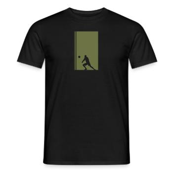 Volleyball Volleyballer Beachball - Männer T-Shirt - Schwarz - Vorne - AI Model Male 178 light (178cm)