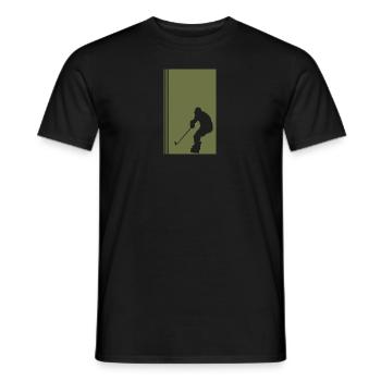 Icehockey Wintersport Eishockey Wintersport - Männer T-Shirt - Schwarz - Vorne - AI Model Male 178 light (178cm)