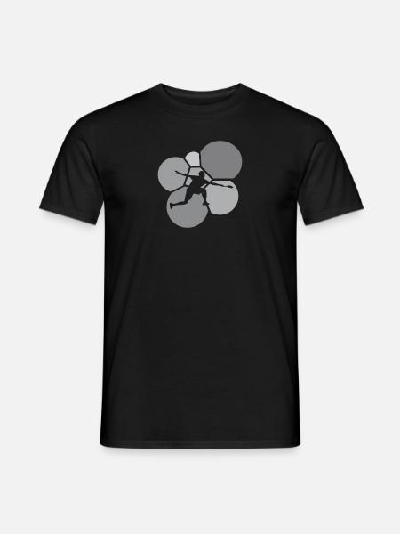 Badminton Serve Badminton Player - Men's T-Shirt - black