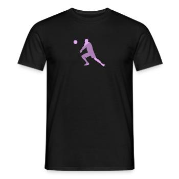 Volley-ball Volley-ball de plage Bal de plage - T-shirt homme - noir - Devant - AI Model Male 178 light (178cm)