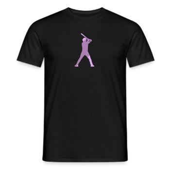 Baseball Baserunning Baseballspieler - Männer T-Shirt - Schwarz - Vorne - AI Model Male 178 light (178cm)