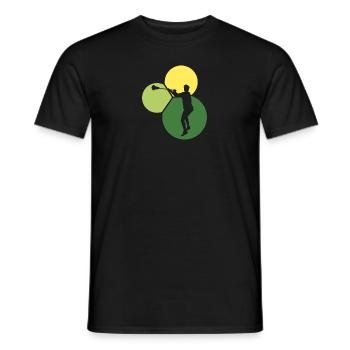LSM Lacrosse - T-shirt homme - noir - Devant - AI Model Male 178 light (178cm)