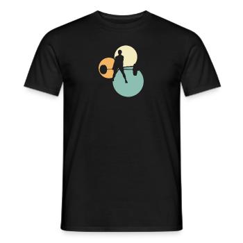 Gym Weightlifting - Männer T-Shirt - Schwarz - Vorne - AI Model Male 178 light (178cm)