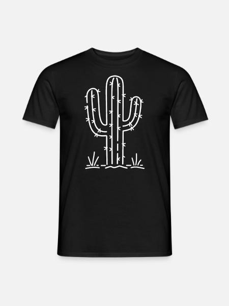 Cactus - T-shirt homme - noir