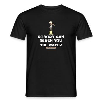 Coastal Unicorn Idioms Proverb - English - Men's T-Shirt - black - Front - AI Model Male 178 light (178cm)