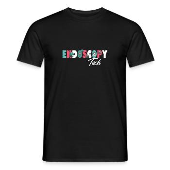 Conceptions uniques d’infirmière d’endoscopie et d’escouade gastro - T-shirt homme - noir - Devant - AI Model Male 178 light (178cm)