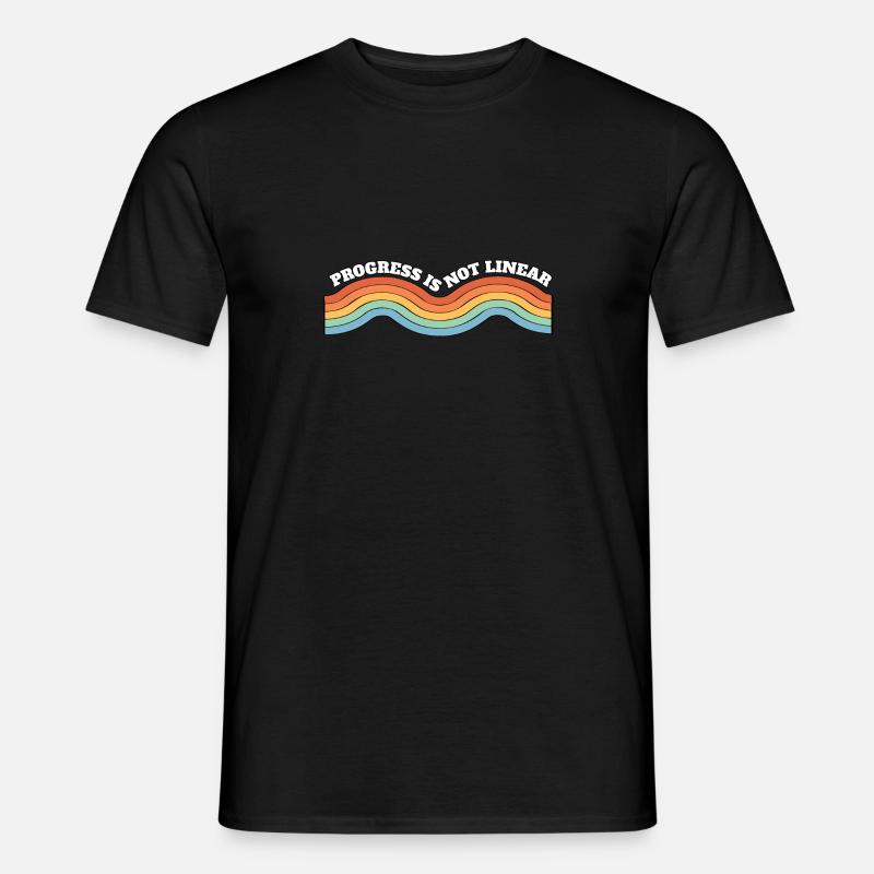 Sped Teacher Progress Is Not Linear BSBA RBT ABA - Men’s T-shirt - black
