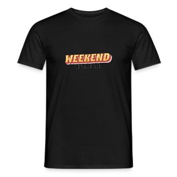 Weekend everyday - Männer T-Shirt - Schwarz - Vorne - AI Model Male 178 light (178cm)