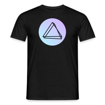 PhotoPrism® - Männer T-Shirt - Schwarz - Vorne - AI Model Male 178 light (178cm)
