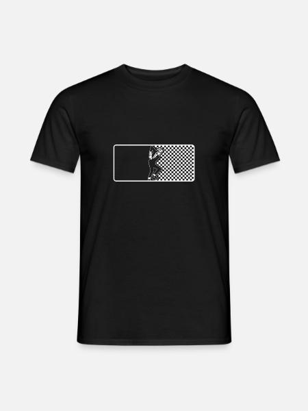 Ska liga sportowa - ska muzyka niegrzeczny chłopiec - T-shirt męski - czarny