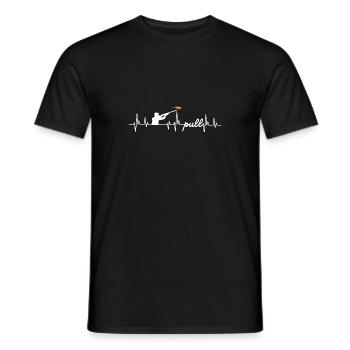 Trapschießen Skeet Tontaubenschießen - Männer T-Shirt - Schwarz - Vorne - AI Model Male 178 light (178cm)