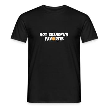 Pas le petit-enfant préféré de grand-père petit-enfant - T-shirt homme - noir - Devant - AI Model Male 178 light (178cm)