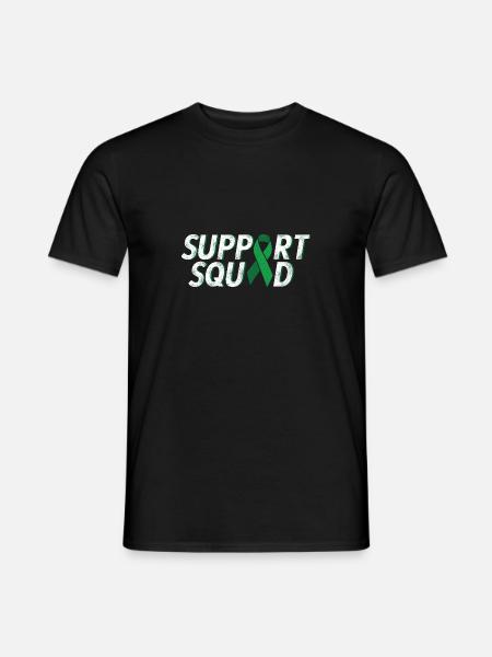 Zerebralparese Unterstützung Kader Zerebralparese - Mænd T-shirt - sort