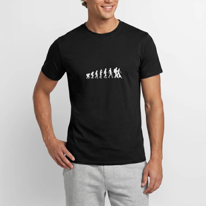 Cadeau de danseur de salsa d’évolution de salsa T-shirt homme