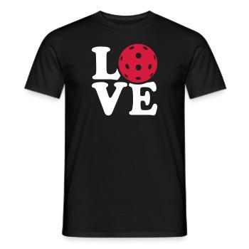 Pickleball - Men's T-Shirt - black - Front - AI Model Male 178 light (178cm)