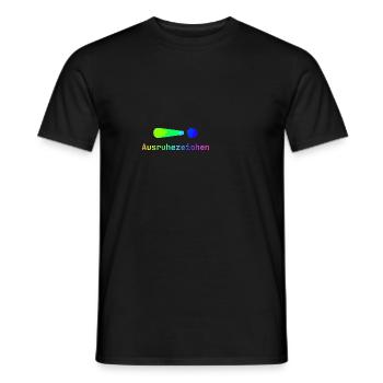 Signe de repos | Sommeil | Paresseux | Fatigué | Drôle - T-shirt homme - noir - Devant - AI Model Male 178 light (178cm)