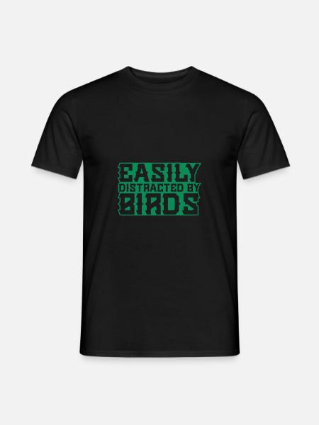 Bird Falcon Falconry - Men's T-Shirt - black
