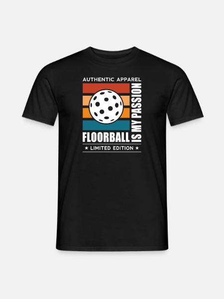 Floorball - Men's T-Shirt - black
