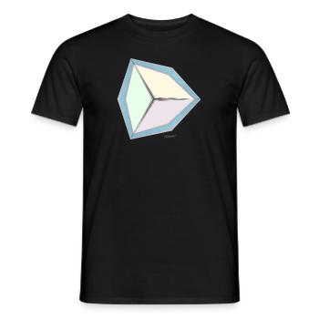 Pastel Cube - T-shirt homme - noir - Devant - AI Model Male 178 light (178cm)