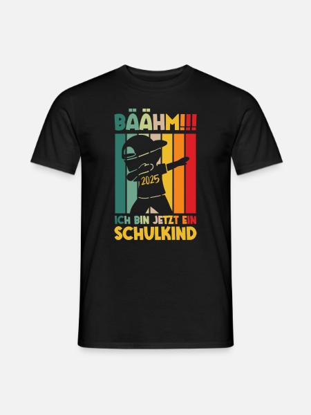 Bäähm Schulkind 2025 - Männer T-Shirt - Schwarz