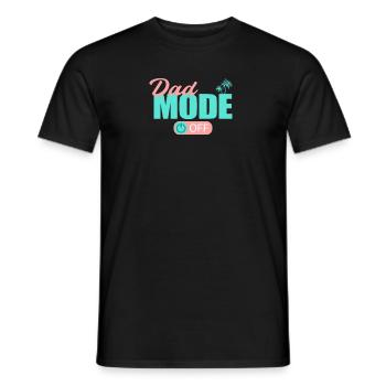 Mode Papa Hors Papa Père Repos Détendez-vous Ma Journée - T-shirt homme - noir - Devant - AI Model Male 178 light (178cm)