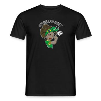 Fille brésilienne incassable I Héritage brésilien - T-shirt homme - noir - Devant - AI Model Male 178 light (178cm)
