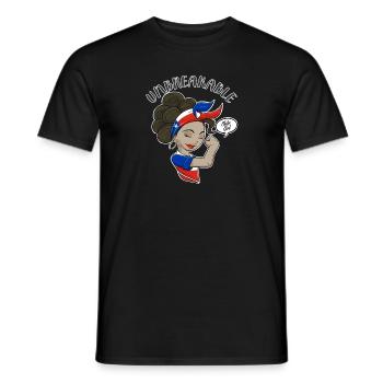 Chile Girl Unbreakable I Chile Heritage I Chile - Männer T-Shirt - Schwarz - Vorne - AI Model Male 178 light (178cm)