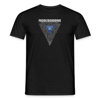 Awesome since 2020. Stand up for your right to - Men's T-Shirt - black - Front - AI Model Male 178 light (178cm)