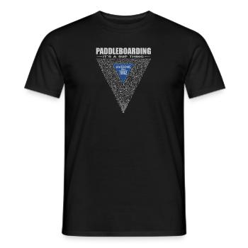 Awesome since 1992. It's Sup Thing - Men's T-Shirt - black - Front - AI Model Male 178 light (178cm)