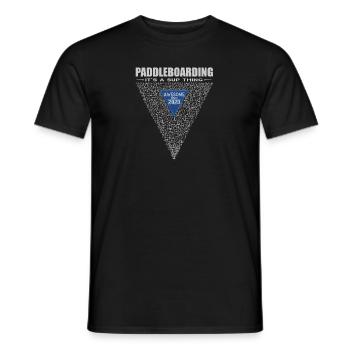 Awesome since 2020. It's Sup Thing - Men's T-Shirt - black - Front - AI Model Male 178 light (178cm)