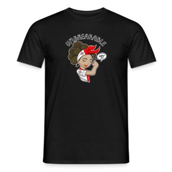Fille maltaise incassable I Héritage maltais I - T-shirt homme - noir - Devant - AI Model Male 178 light (178cm)