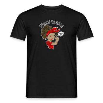 Moroccan Girl Unbreakable I Moroccan Heritage I - Männer T-Shirt - Schwarz - Vorne - AI Model Male 178 light (178cm)