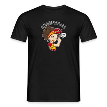 Fille espagnole incassable I Héritage espagnol I - T-shirt homme - noir - Devant - AI Model Male 178 light (178cm)