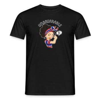 Fille thaïlandaise incassable I Héritage thaïlandais I Thaïlande - T-shirt homme - noir - Devant - AI Model Male 178 light (178cm)
