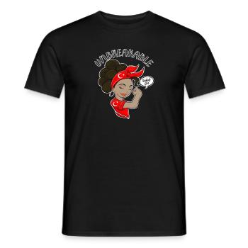 Turkish Girl Unbreakable I Turkish Heritage I - Männer T-Shirt - Schwarz - Vorne - AI Model Male 178 light (178cm)