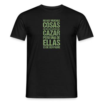 Me Gustan Más Que Cazar, Una De Ellas Es De Ser - T-shirt homme - noir - Devant - AI Model Male 178 light (178cm)