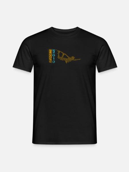 Awesome since 2010. Wakeboard Lifestyle - Men's T-Shirt - black