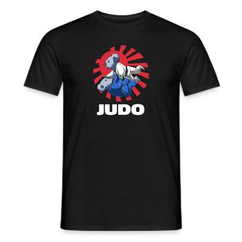 Niedliche Judo-Koala-Kämpfer - Judoka Koala - Männer T-Shirt - Schwarz - Vorne - AI Model Male 178 light (178cm)
