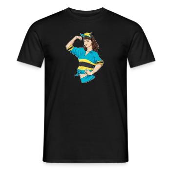 Bahamas Girl Unbreakable I Bahamas Heritage I - T-shirt homme - noir - Devant - AI Model Male 178 light (178cm)