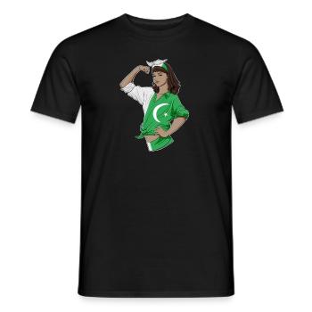 Pakistani Girl Unbreakable Pakistani Heritage - Men's T-Shirt - black - Front - AI Model Male 178 light (178cm)
