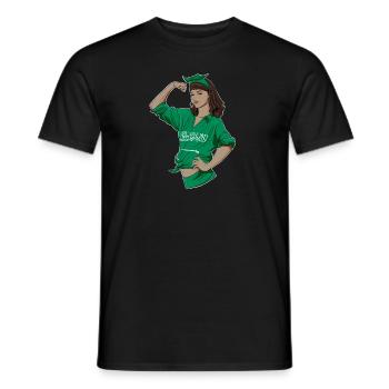 Arab Girl Unbreakable I Arab Heritage I Saudi - Männer T-Shirt - Schwarz - Vorne - AI Model Male 178 light (178cm)