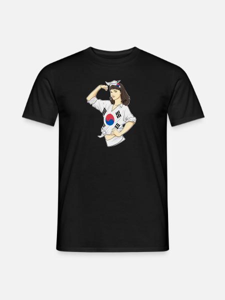 Sydkoreansk pige ubrydelig I Heritage Syd - Mænd T-shirt - sort