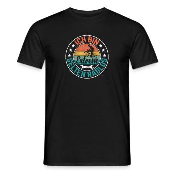 Ich bin extrem selten Radlos 04 - Männer T-Shirt - Schwarz - Vorne - AI Model Male 178 light (178cm)