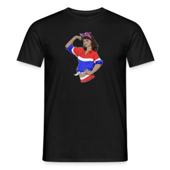 Thai Girl Unbreakable I Thai Heritage I Thailand - Men's T-Shirt - black - Front - AI Model Male 178 light (178cm)
